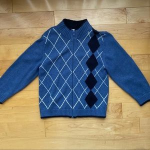 Gymboree Zipped Argyle Sweater